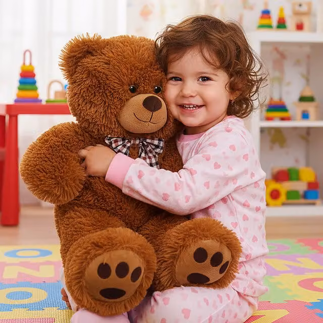Peluche Orsacchiotto DEUBA marrone grande 50 cm – 1