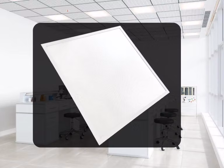 Pannello a LED retroilluminato, 40W, 595x595 mm, tecnologia SMD, temperatura di colore 4000K, colore bianco, indice di abbagliamento UGR19 - PL5524U