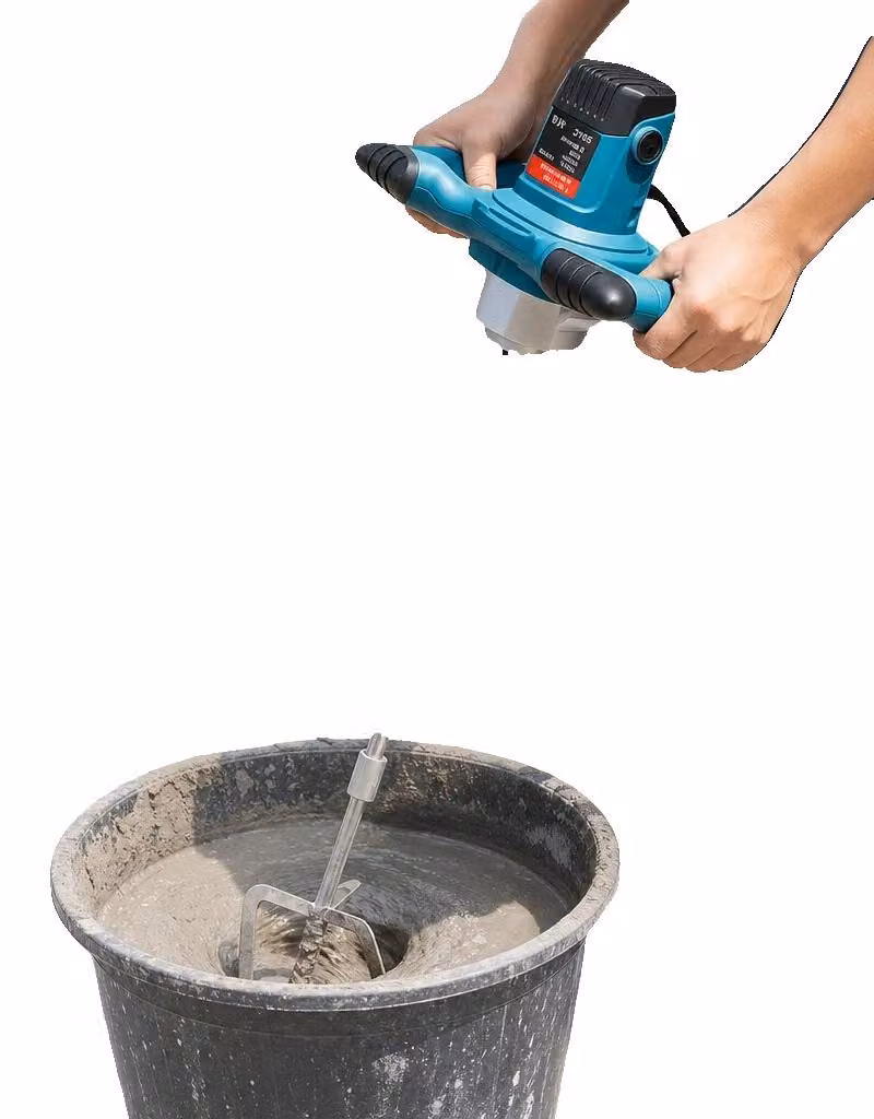 Betoniera, potenza 2100W, 6 impostazioni di velocità, tipo albero M14, tensione 220V, dimensioni 80,2cm x 31,8cm x 22cm