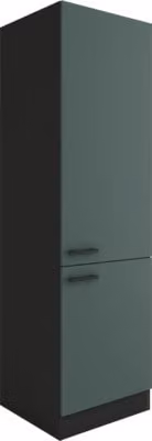 Dispensa Optifit Verona405 LxPxH 60 x 57,1 x 206,8 cm verde opaco smontato cerniera reversibile KUVE H606-9+