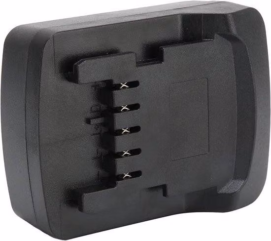 Adattatore agli ioni di litio da 18 V per batterie al litio da 18 V - Nero.