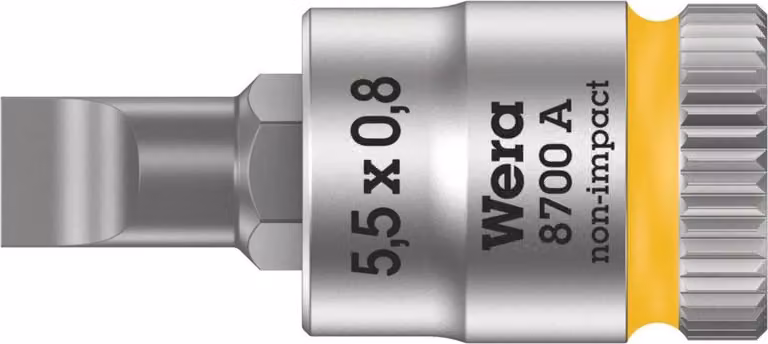 Wera 8700 A FL 05003320001 Slot Bit 5.5 mm 1/4 (6.3 mm)