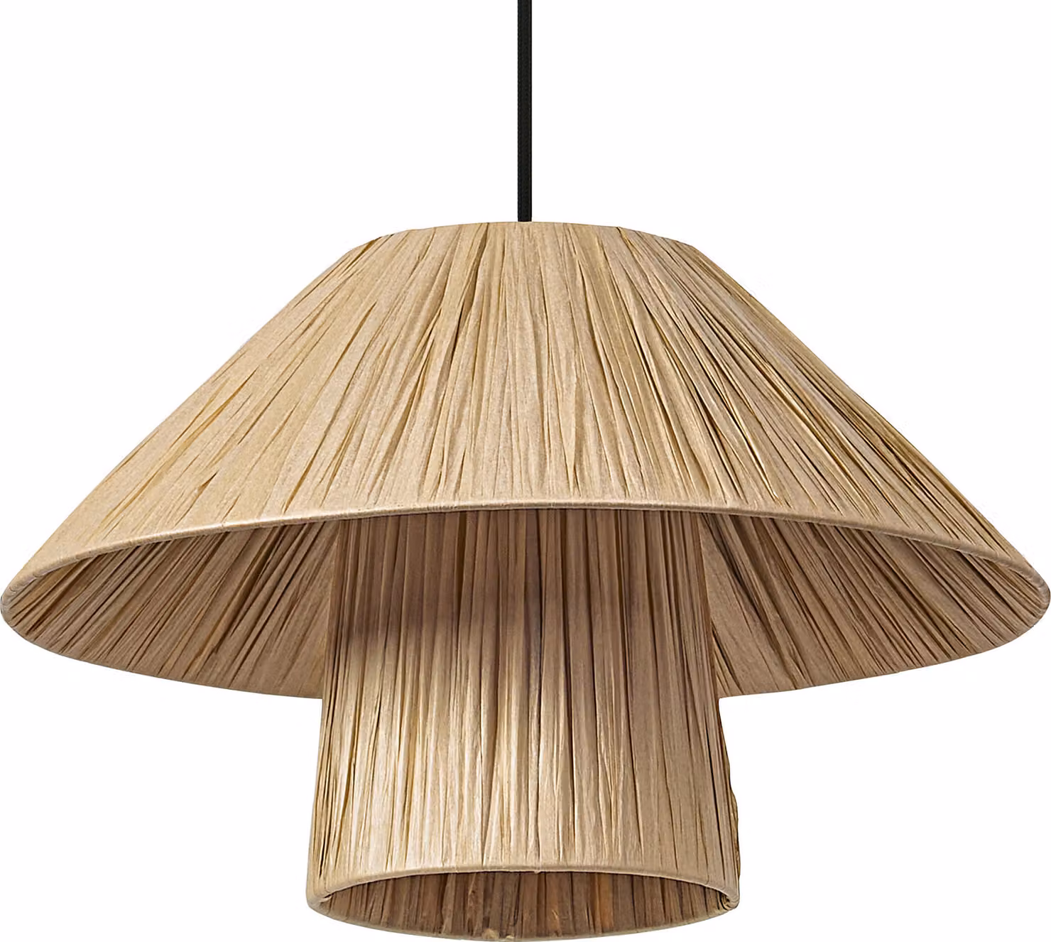 LEDVANCE Decor Bamboo Paper Hut Pendant 400 E27 Brown
