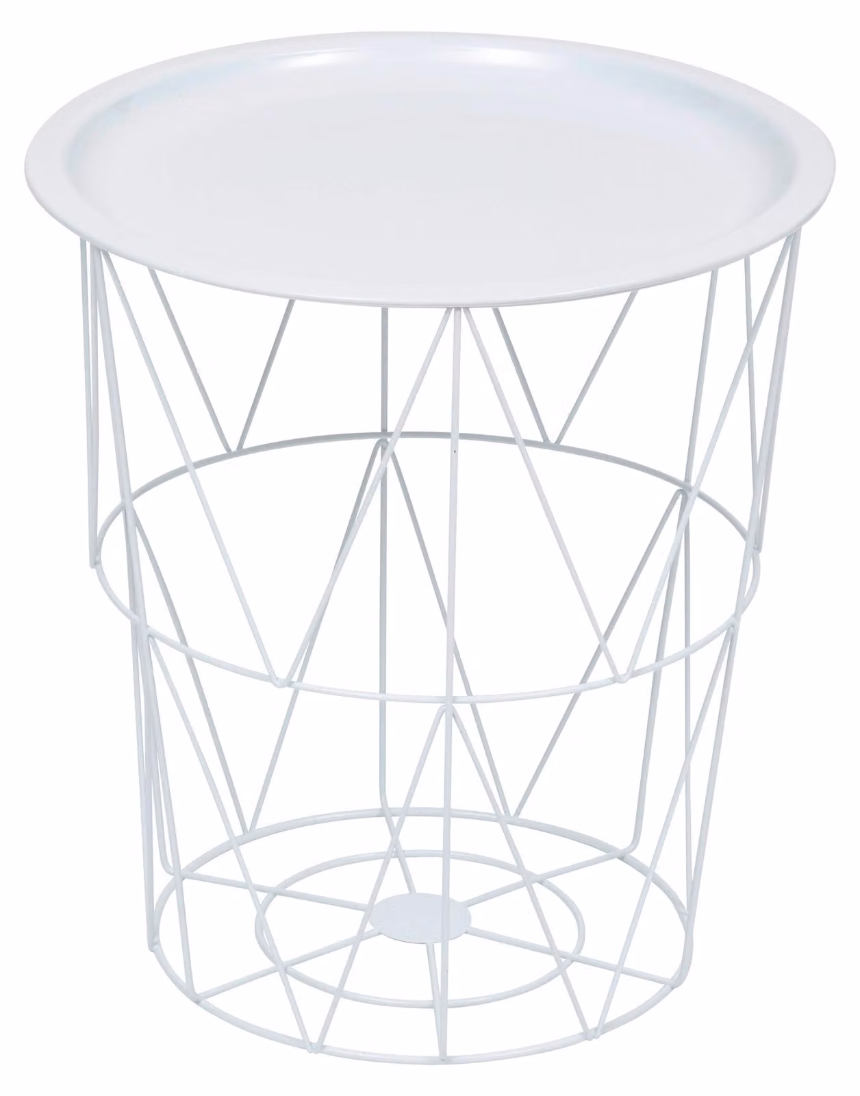 Tavolino "kumi" bianco 40x37x37 cm - Atmosphera, arredamento d'interni