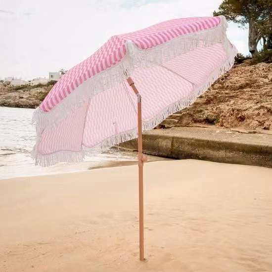 Parasole esterno UPF 50+ 210 x 180 cm Rosa 210 x 180 cm