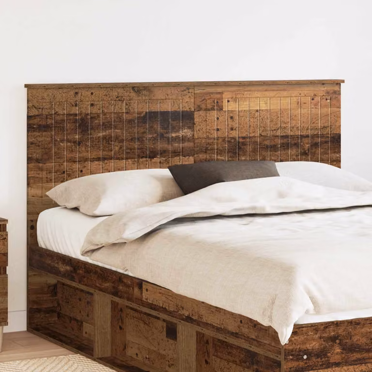 Testiera per letto moderna vidaXL in legno ingegnerizzato marrone