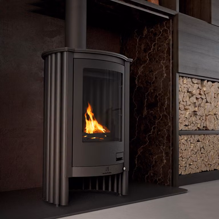 Termocamino HS FLAMINGO MASTERFLAMME Piccolo I - nero