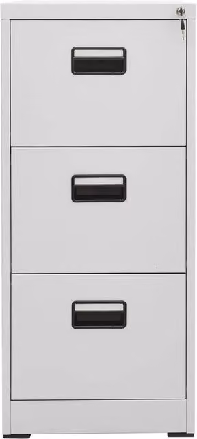 Schedario Grigio Chiaro 46x62x102,5 cm in Acciaio 20123