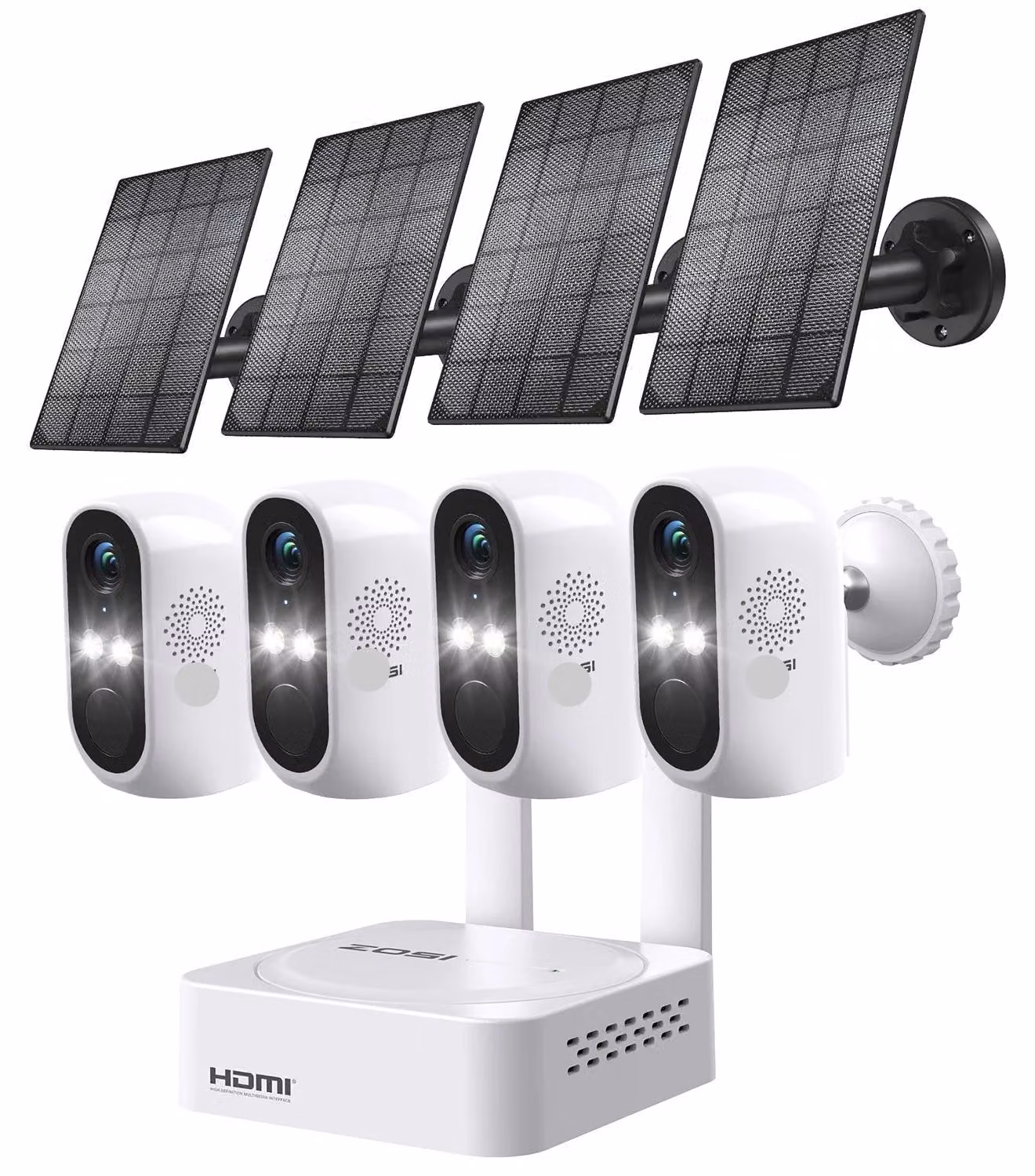 Sistema di videosorveglianza - Telecamera wireless - Monitoraggio tramite telecamere - Registratore NVR a 8 canali - Telecamere da 3MP - Non in uso