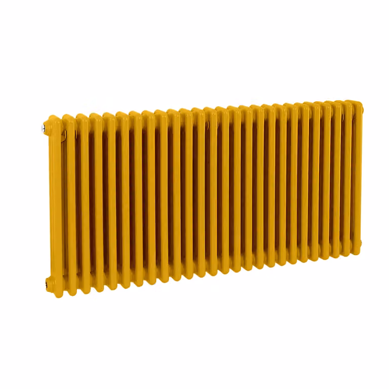 Radiatore Orizzontale a Colonne (2 Colonne) 600mm x 1190mm - Giallo (Dandelion Giallo) - Regent