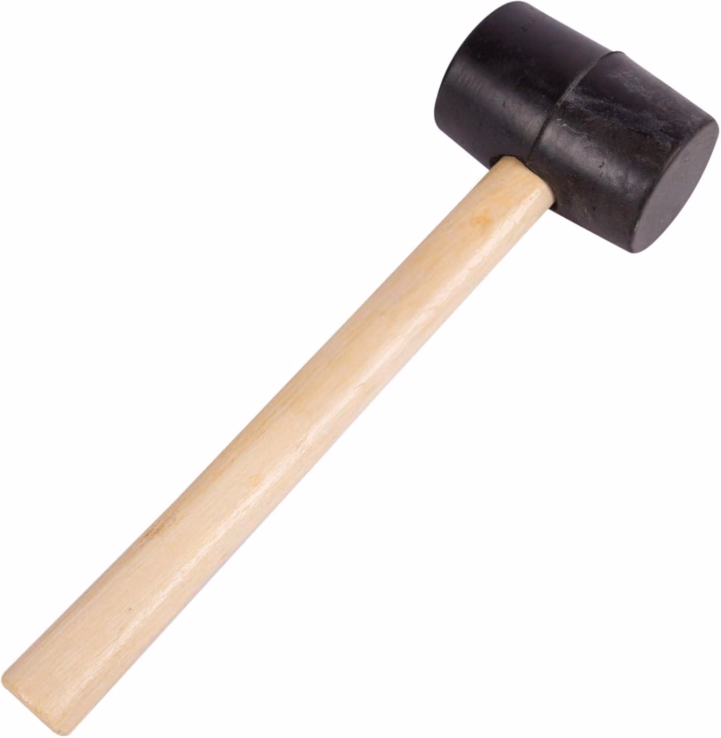 Martello di gomma con manico in legno, 1 kg, per l'officina