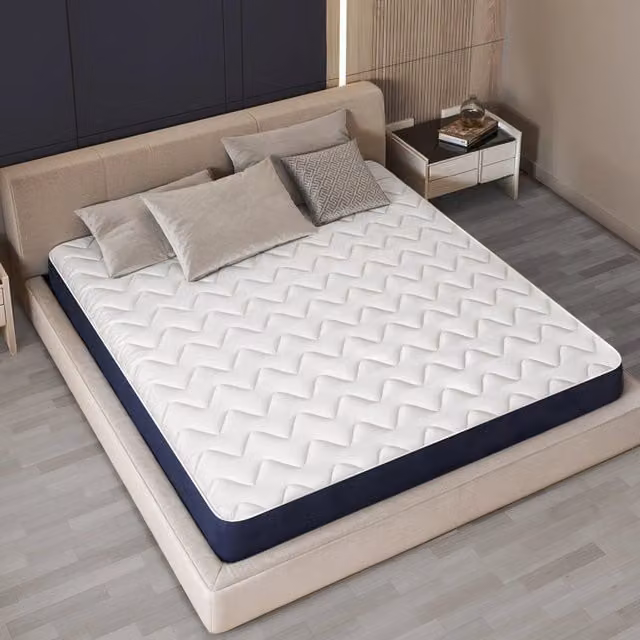 Materasso matrimoniale Essential in Waterfoam ipoallergenico, colore bianco, L/P/H: 160 x 200 x 18 cm – 1