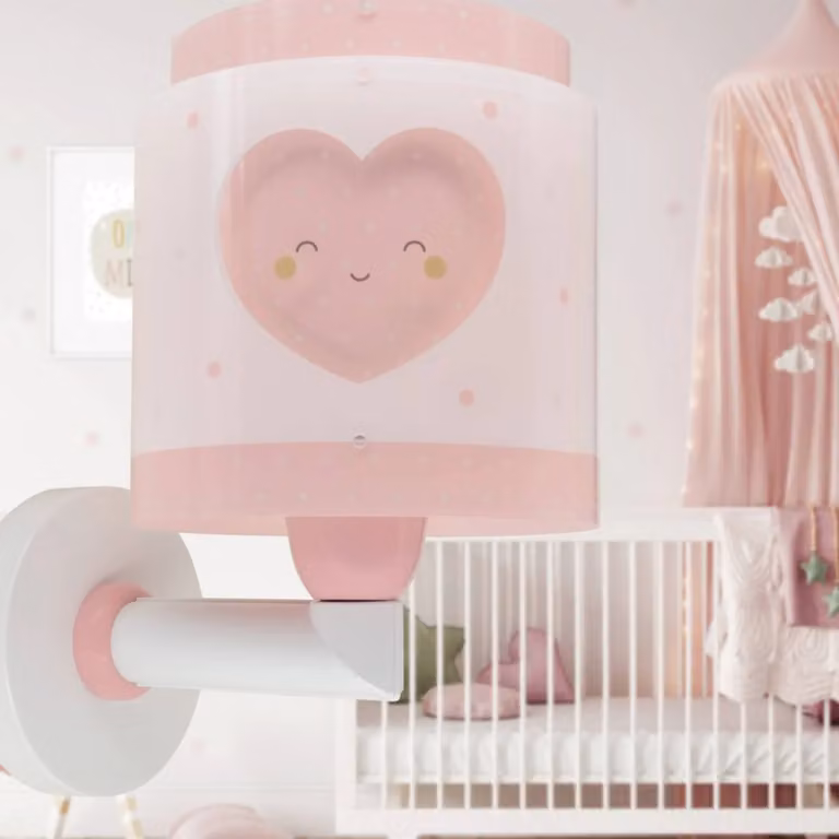Dalber Baby Dreams applique con spina, rosa, Violetto / Fucsia / Rosa, Cameretta, Plastica, Applique