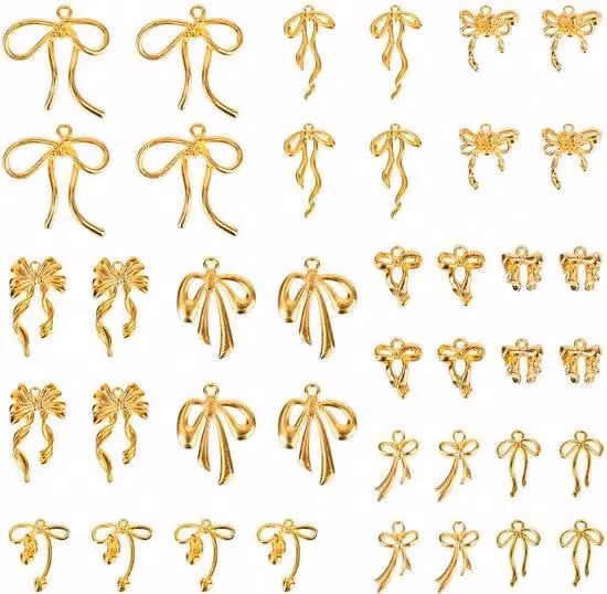 40 supporti metallici per gioielli, ideali per la creazione di gioielli