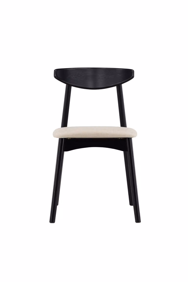 Venture Home Sedia Ven Nero Confezione da 2 pezzi