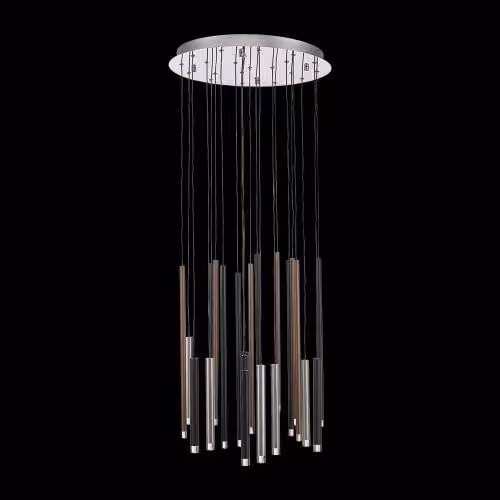Lampada a sospensione a LED LA VELA 44W, 3000K, multicolore, Ø: 50 H: 150 cm
