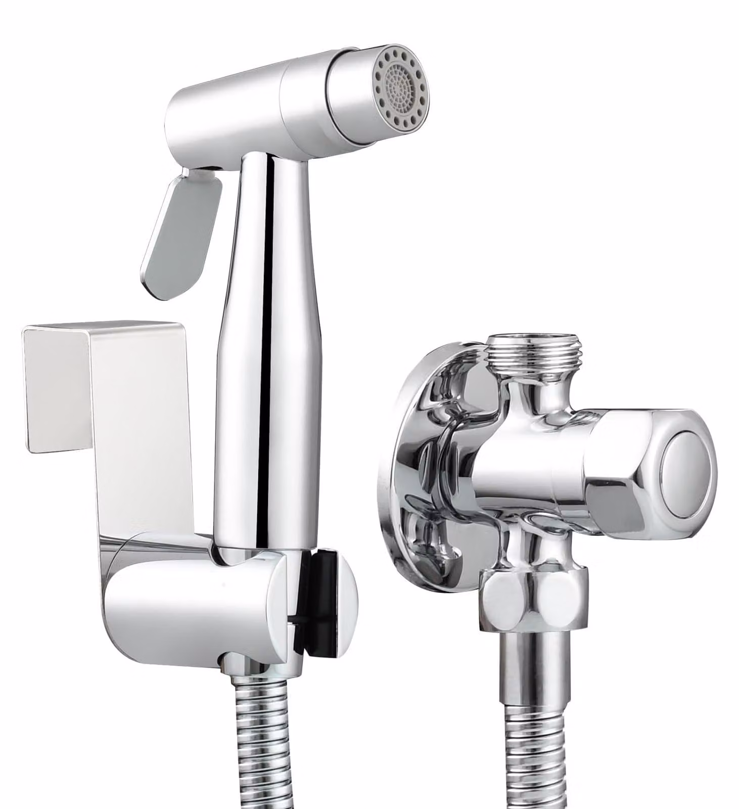Tecmolog WS024ADF2, doccia igienica, 2 modalità, set spray bidet, acciaio inossidabile, per WC
