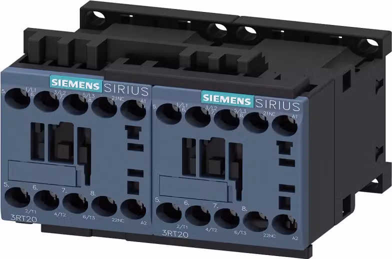 Combinazione di commutatori Siemens AC-3, 3 kW/400 V, 110 V CA, 120 V, 60 Hz, 3 poli, S00, 3RA23158XB301AK6