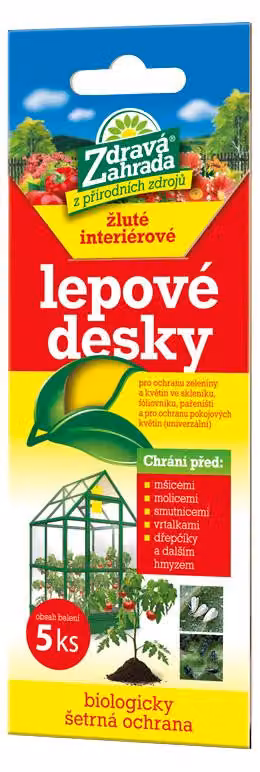 Nohel Garden Healthy Garden tavolette collanti gialle per afidi 7,5x20cm 5 pz