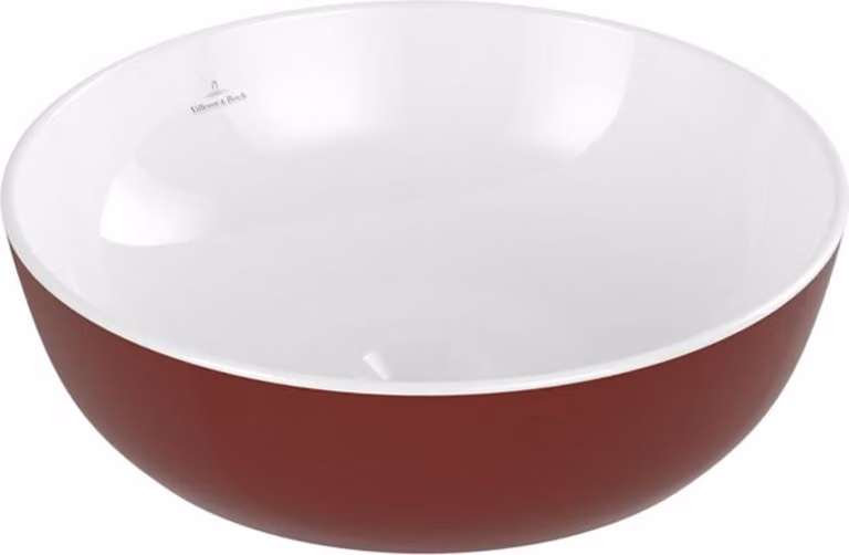 Villeroy & Boch Artis, lavabo à poser, rond, sans trop-plein, 430x430mm, 417943BCS9, 417943BCS9