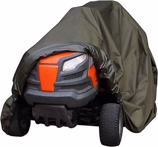 Copertura antipioggia XL per decespugliatore da trattore - Oxford 210D - 183x137x117 cm - Heavy Duty - Verde