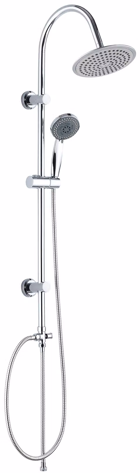 Miscelatore per doccia DP Eco, realizzato in plastica ABS, colore argento