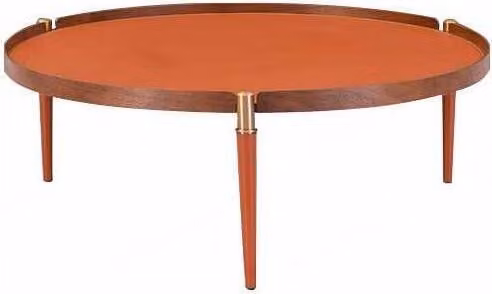 Couchtisch Wohnzimmer Möbel Luxus Modern Design Tisch Orange Couchtische
