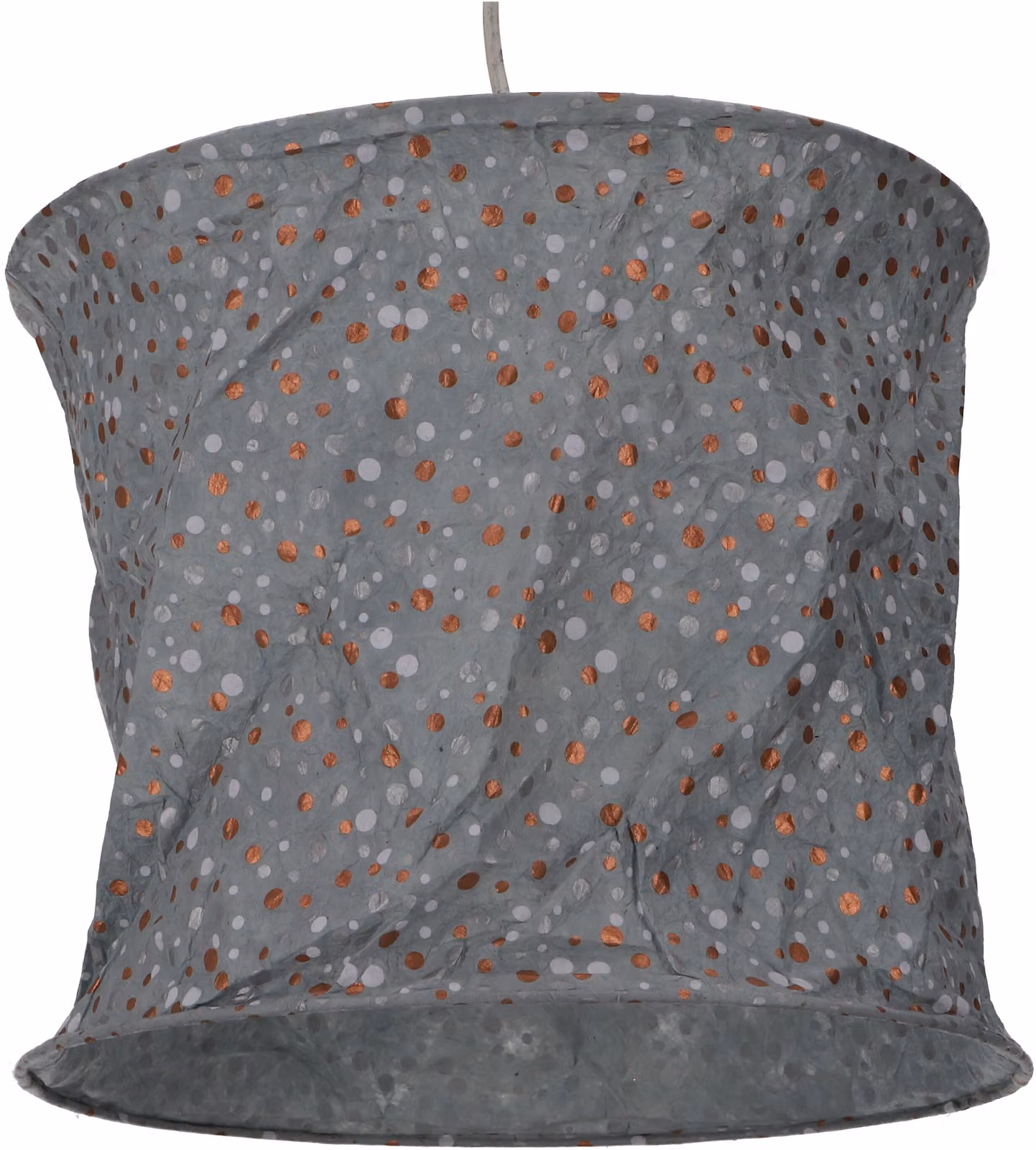 Lampada a sospensione rotonda in carta, paralume in carta Lokta Annapurna, Carta fatta a mano - Modello 14, Blu, carta Lokta, 25*28*28 cm, Paralumi asiatici in carta e tessuto