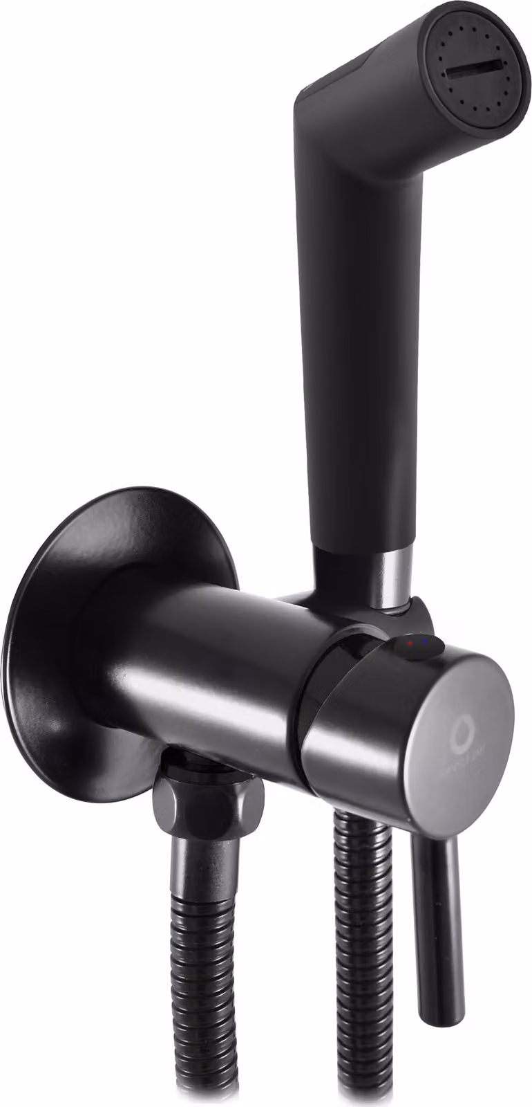 SEINA - Miscelatore per bidet a parete, nero opaco SE843CMAT, RAV Slezák