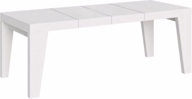 Tavolo allungabile moderno Itamoby Bianco Frassino L: 90 cm, P: 160-264 cm, H: 77 cm