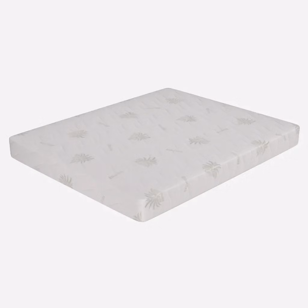 Materasso Una Piazza e Mezza MIASUITE con Rivestimento in Aloe Vera e Gel, Sfoderabile, Bianco, L/P/H: 120 x 200 x 19 cm – 2