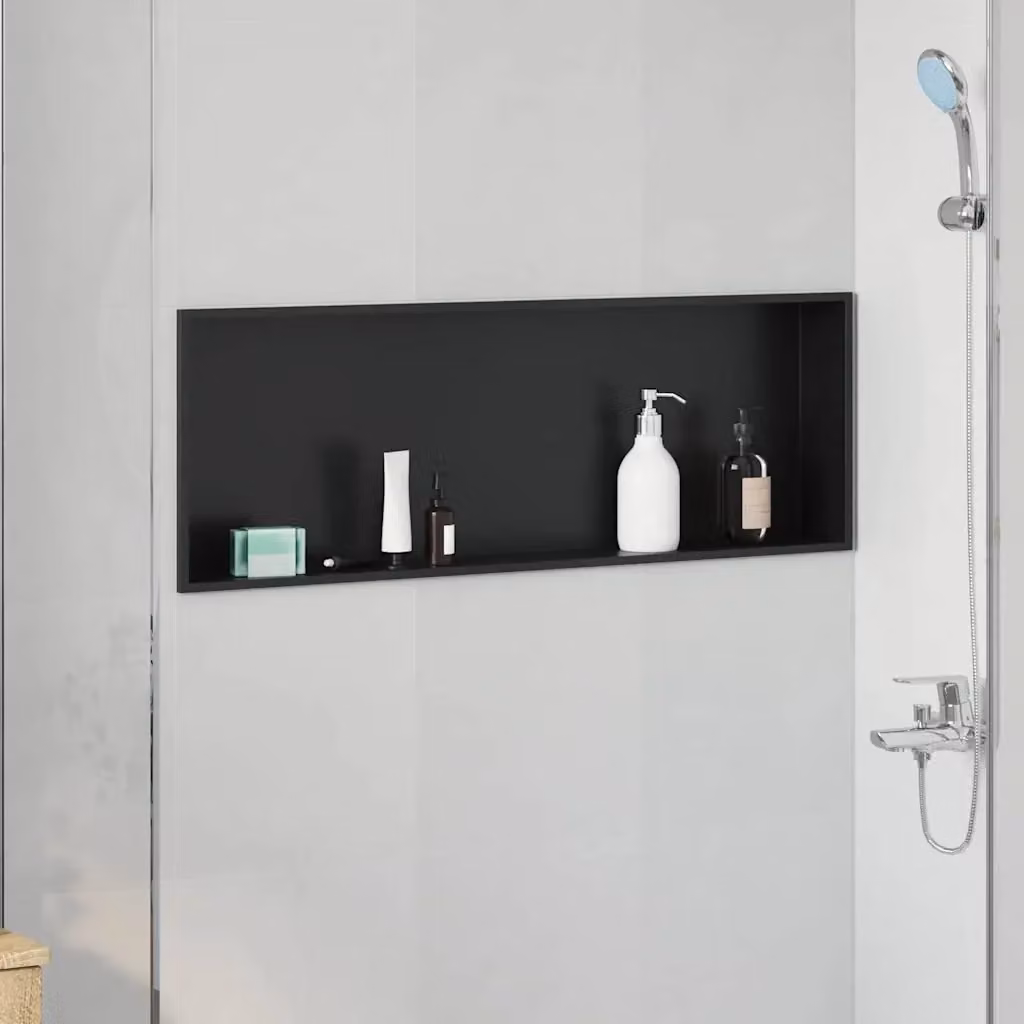 Nicchia per doccia DESIGN IN in acciaio inossidabile nero L: 90 cm, P: 30 cm, H: 9,5 cm CFW4707554 – 2