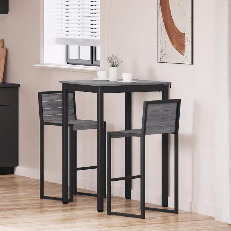Maison Exclusive - Tavolino in legno composito, forma quadrata
