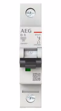 Interruttore automatico AEG Elfaplus 6kA B6A 1P (2CDS251088R0065)