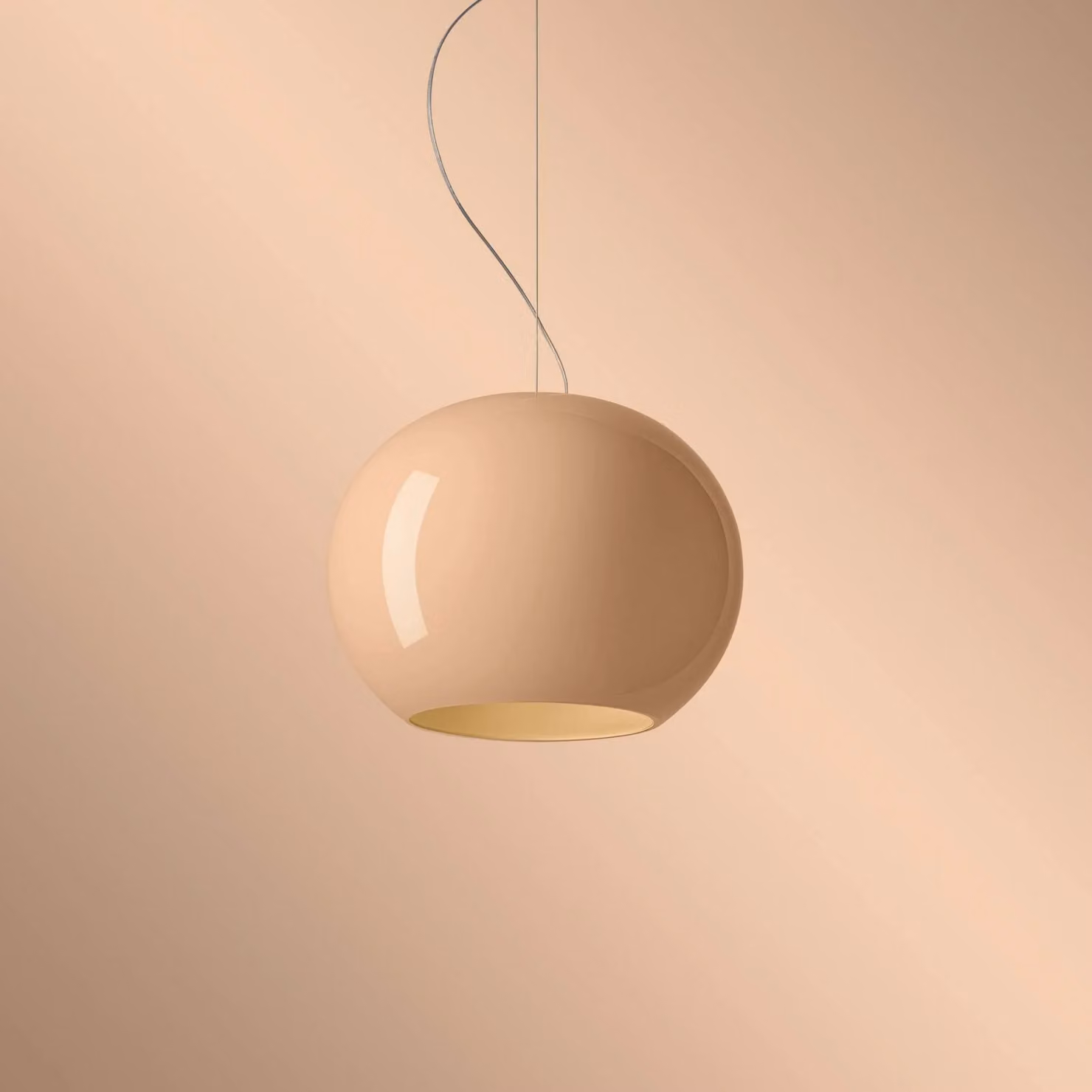 Foscarini Lampada a sospensione Buds 3, dimmerabile, Soggiorno / Sala da pranzo, Vetro, Design, Lampada a sospensione