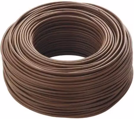 Cavo elettrico unipolare antifiamma Pappalardo Cavi marrone FS17 1 x 25 mm matassa 100 m