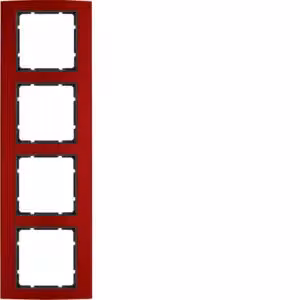 Berker 10143012 Cornice in alluminio, rosso/antracite Berker B.3