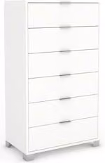 Cassettiera QUADRANTE 786 Sarmog con 6 cassetti Bianco neve opaco L: 70 cm