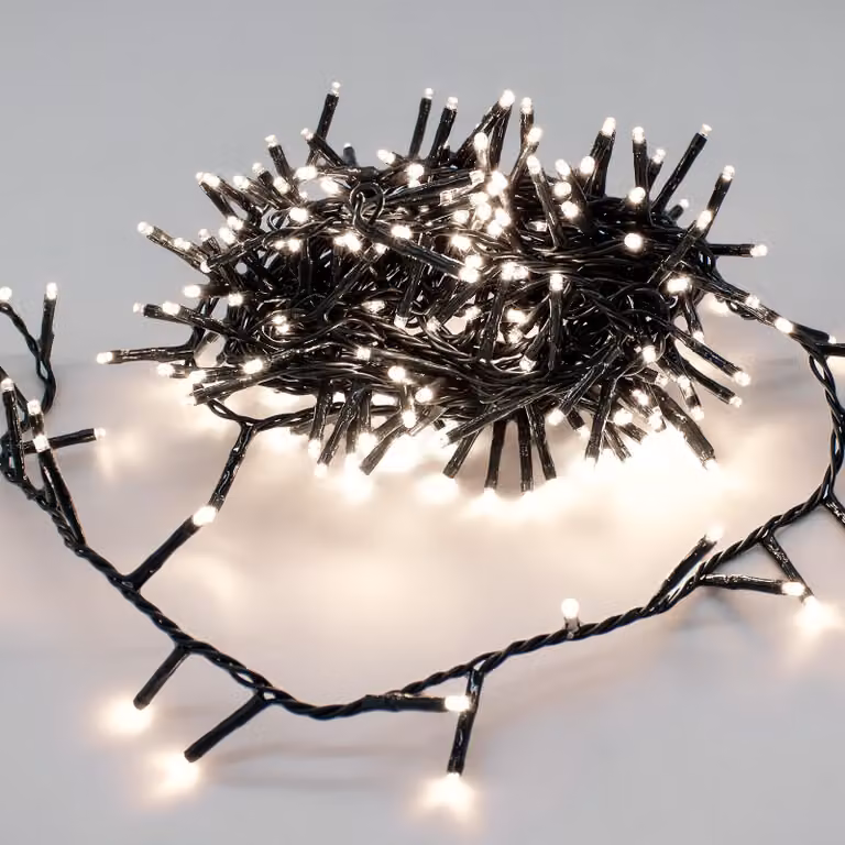 Luci natalizie 40 LED - bianco (freddo) - SENZA TIMER