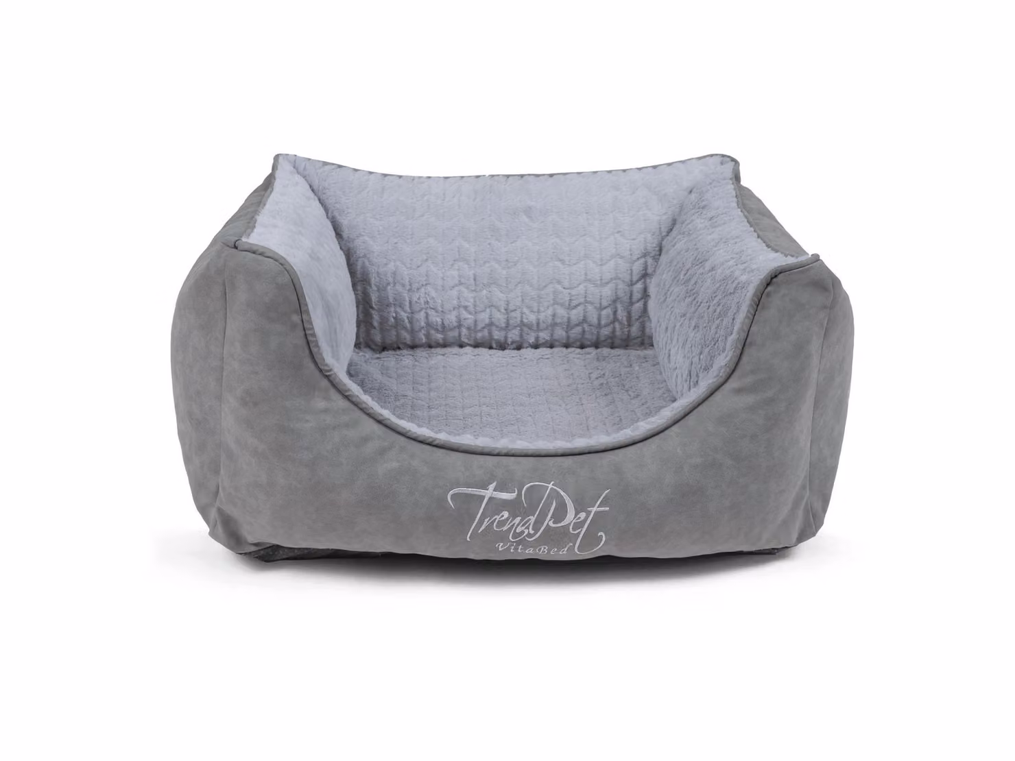 TrendPet VitaBed Style letto ortopedico per cani grigio (60x50x30cm)