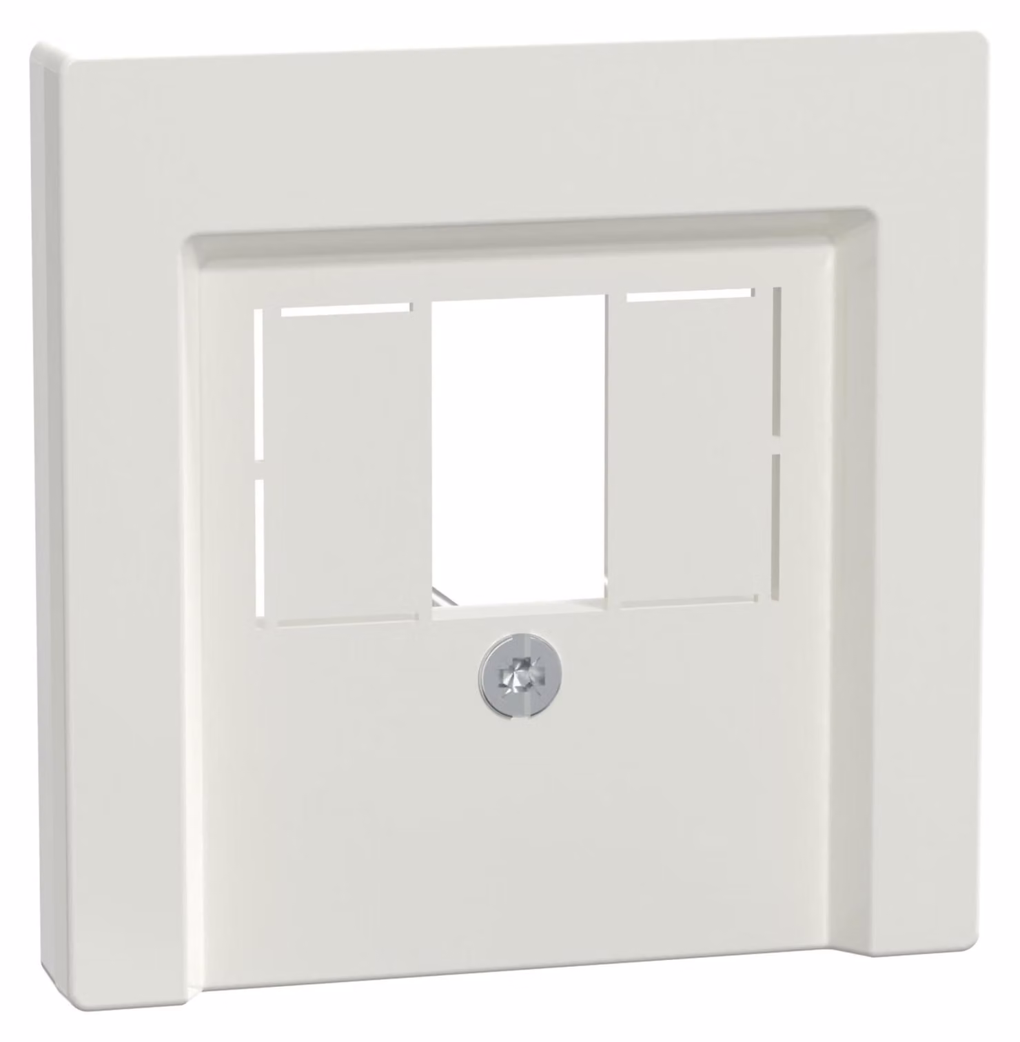 Piastra centrale Merten TAE/Audio/USB bianco polare lucido, 1 pz.