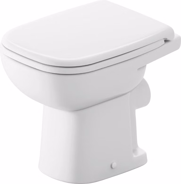 Duravit D-Code WC sur pied Compact, à fond creux, 350x480x385mm, 2108092000, 2108092000
