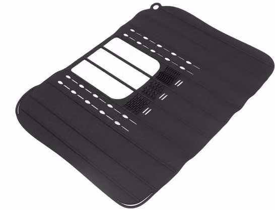 Copertura in silicone per lavandino, resistente al calore, pieghevole, 54 x 41 cm