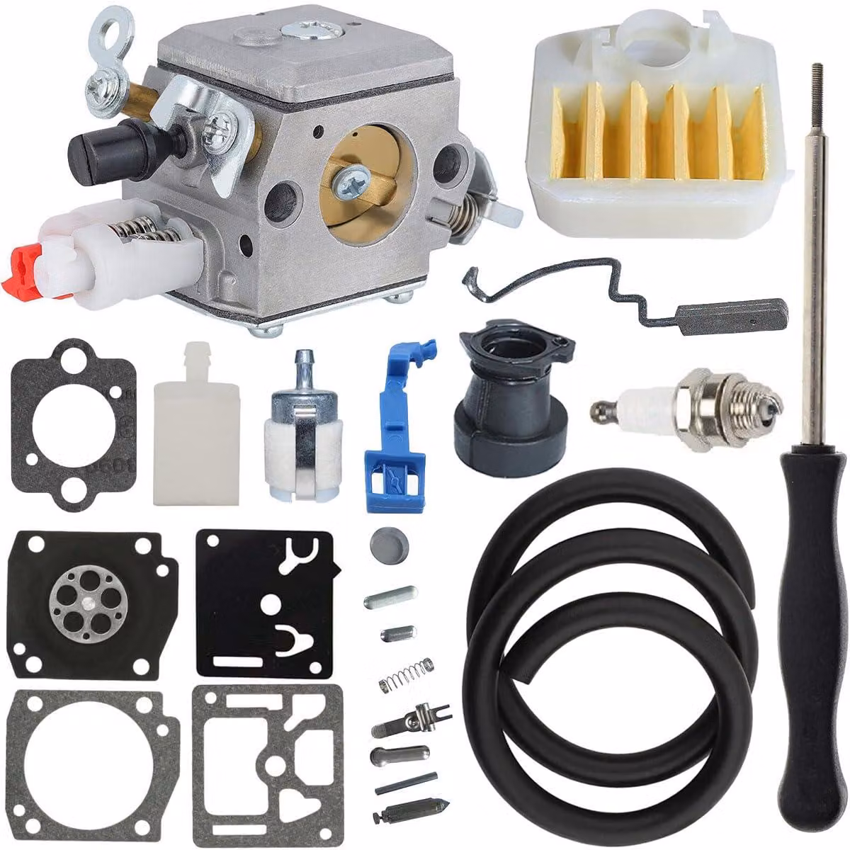 Carburatore - Ricambi per motosega - Sostituisce Zama C3-EL18 - Adatto per Husqvarna 340 345 350 - Qualità elevata - Affidabile...