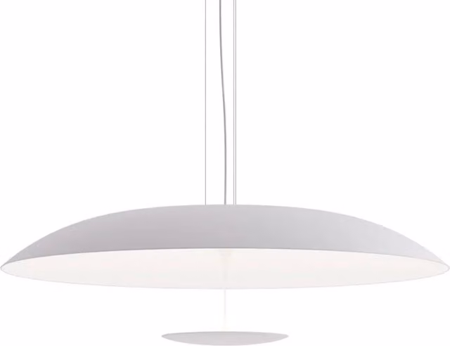Karman Blanco Lampada a Sospensione LED Bianca con Altezza Regolabile