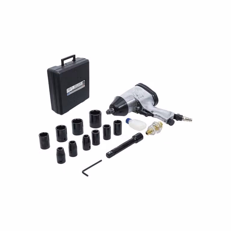 KRAFTMANN 3211 Set di avvitatori a impulsi ad aria compressa, 12,5 (1/2), 320 Nm, 16 pz.