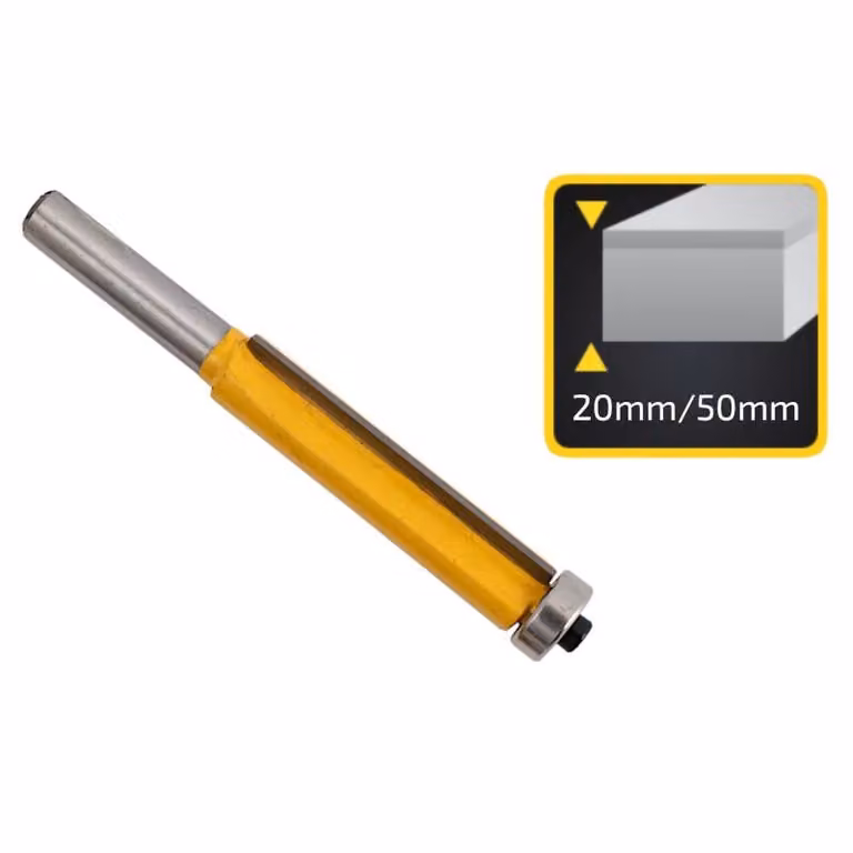Fresa a candela per legno con supporto inferiore FRXE 50x12,7/8 mm