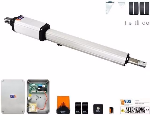 KIT 1 ANTA PER CANCELLI A BATTENTE FINO A 3 MT VDS KIT LINEAR 11 500 24V 10018/3