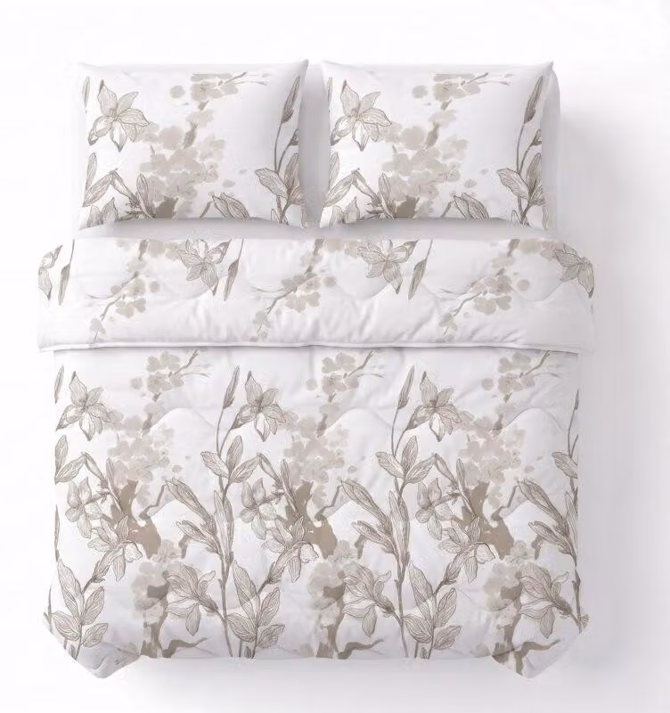 Sleeptime, coperta per letto "Lazy", colore bianco, 240 x 220 cm