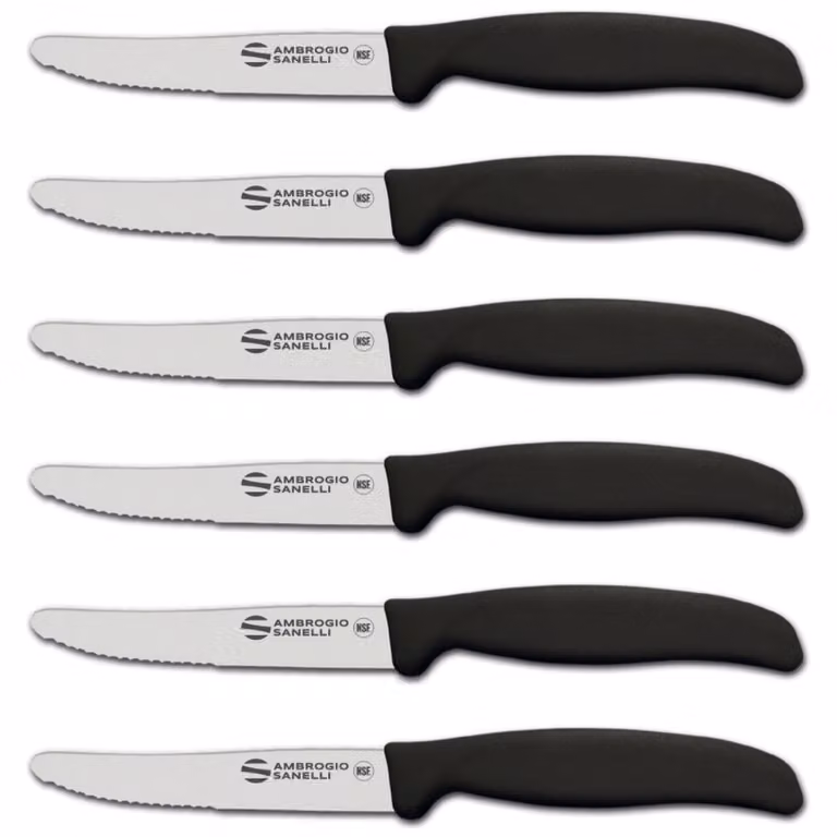 Set 6 Coltelli da Tavola Mezzo-Dentati linea Supra